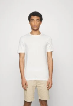 Pier One Slim Fit Ribbed T-Shirt 2 Pack - T-Shirt Basic - White/Black 9 Pier One Slim Fit Ribbed T-Shirt 2 Pack - T-Shirt Basic - White/Black -Pier One fbcd1261903c4cf0b9b1dfb114413d97