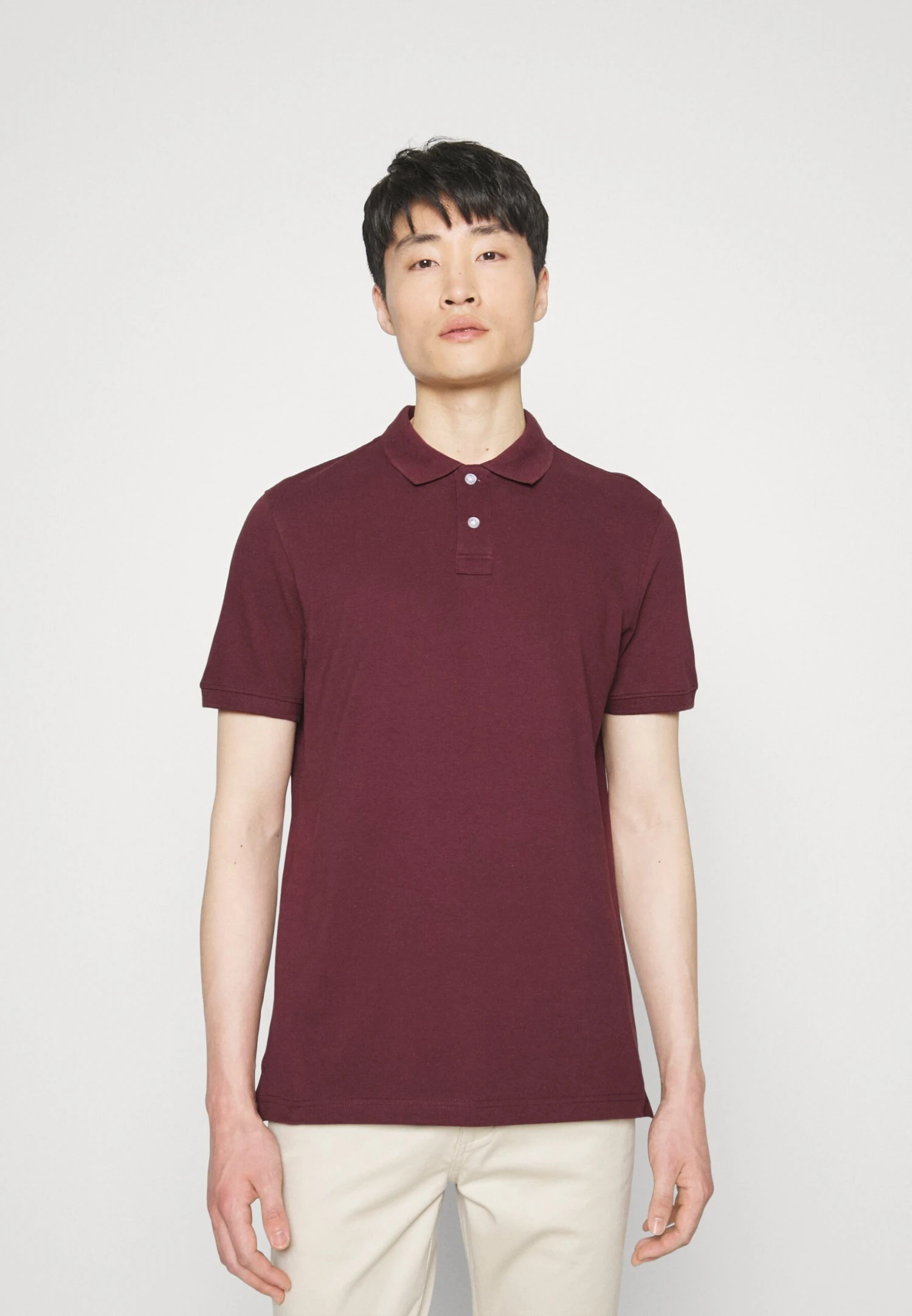 Pier One Basic - Poloshirt - Bordeaux 3 Pier One Basic - Poloshirt - Bordeaux