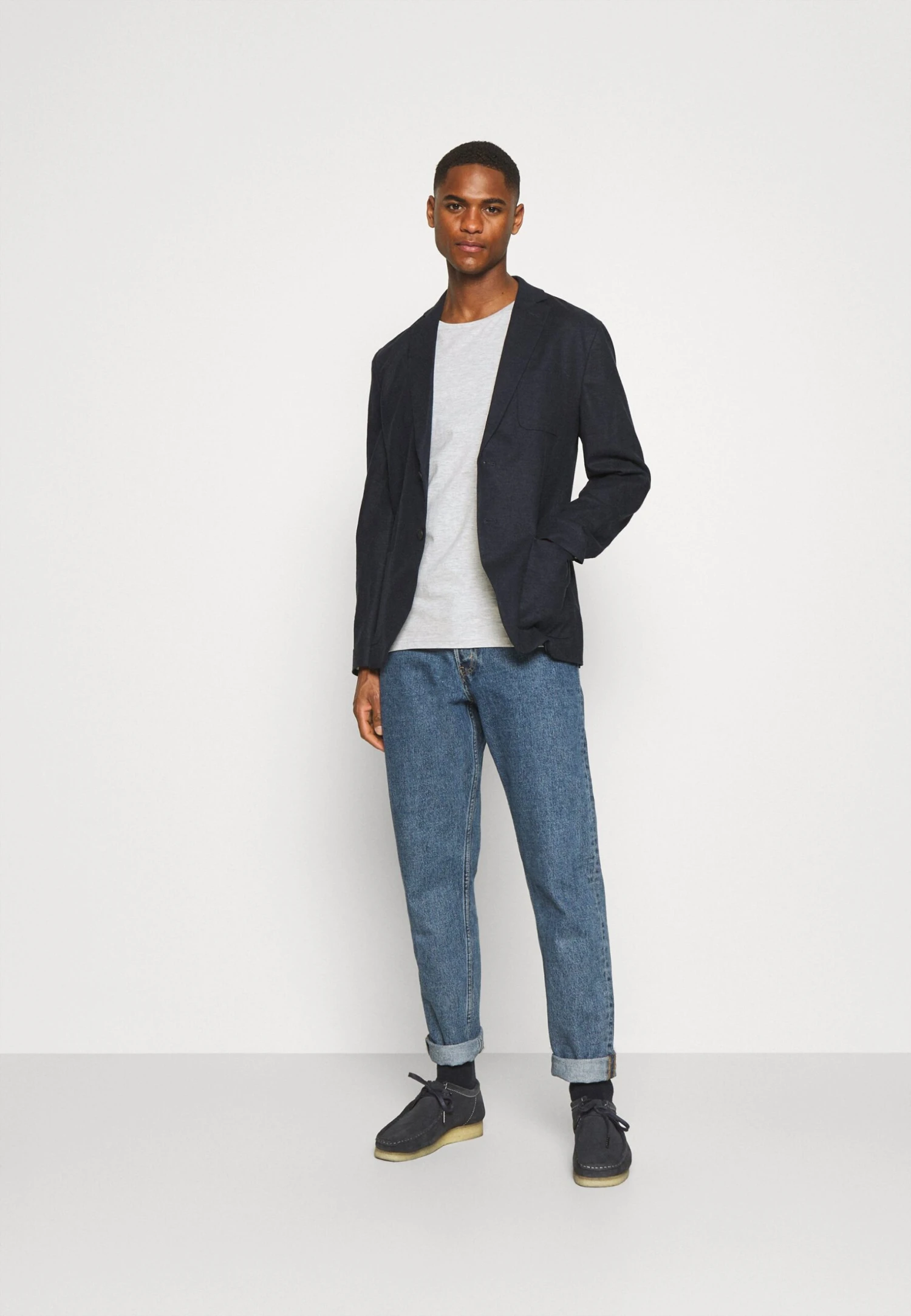 Pier One 5 Pack - T-Shirt Basic - Black/White/Light Grey 3 Pier One 5 Pack - T-Shirt Basic - Black/White/Light Grey